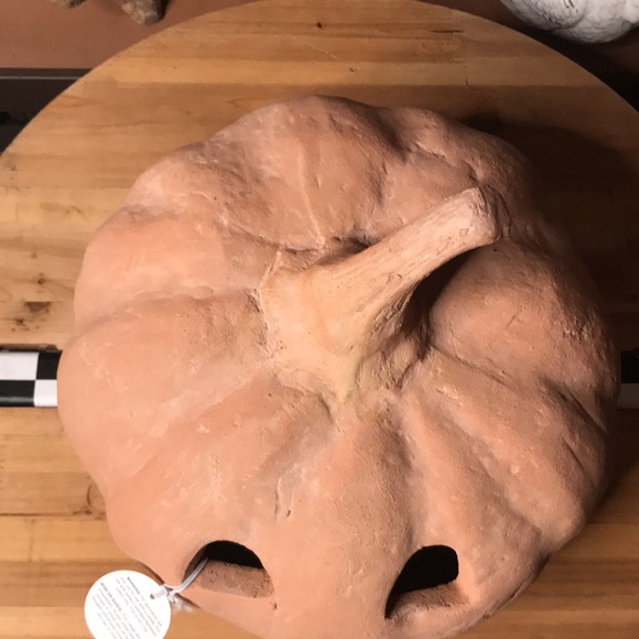 Pottery Barn Medium Size Handmade Terracotta Spooky and Cute Jack O' Lan… - Picture 13 of 16